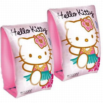 Hello Kitty zwemvleugeltjes - afbeelding via bonnebonne.nl